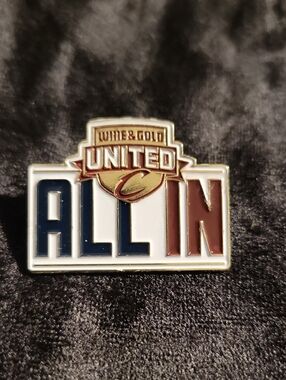 CAVS Fans!! Cleveland Cavaliers "All In" Pin
